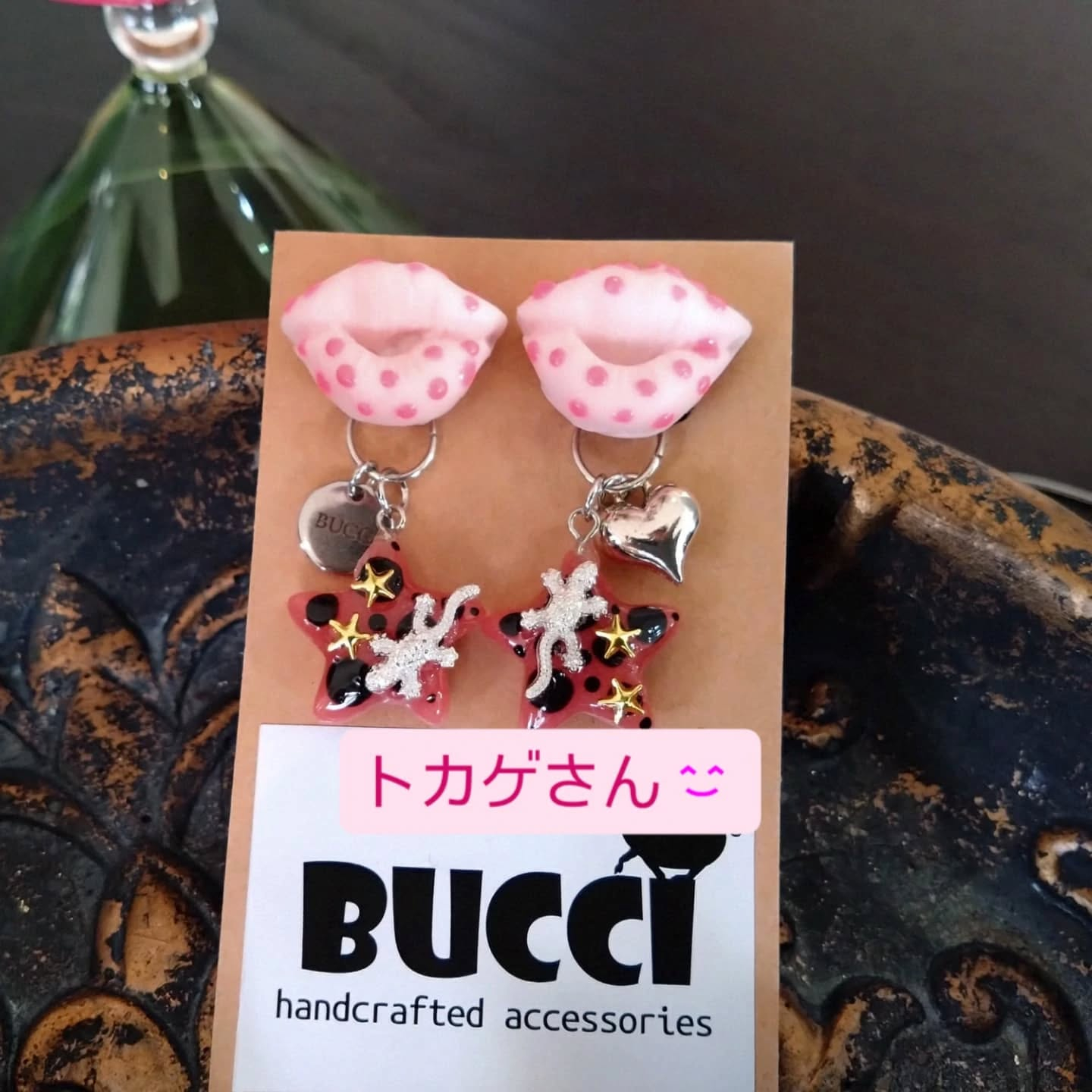 BUCCIさんの　新しいピアス、ネックレス