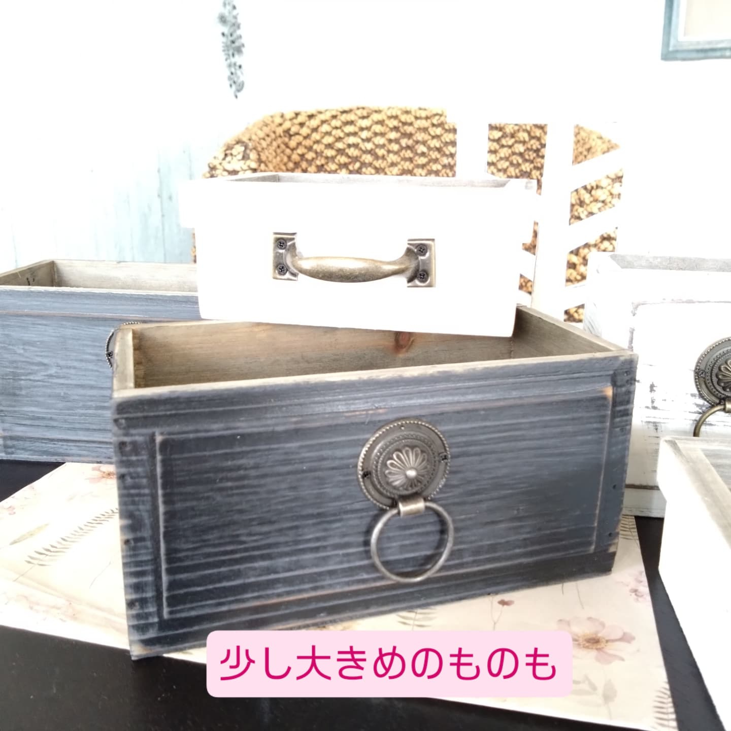 ドライフラワーミニポットアレンジ