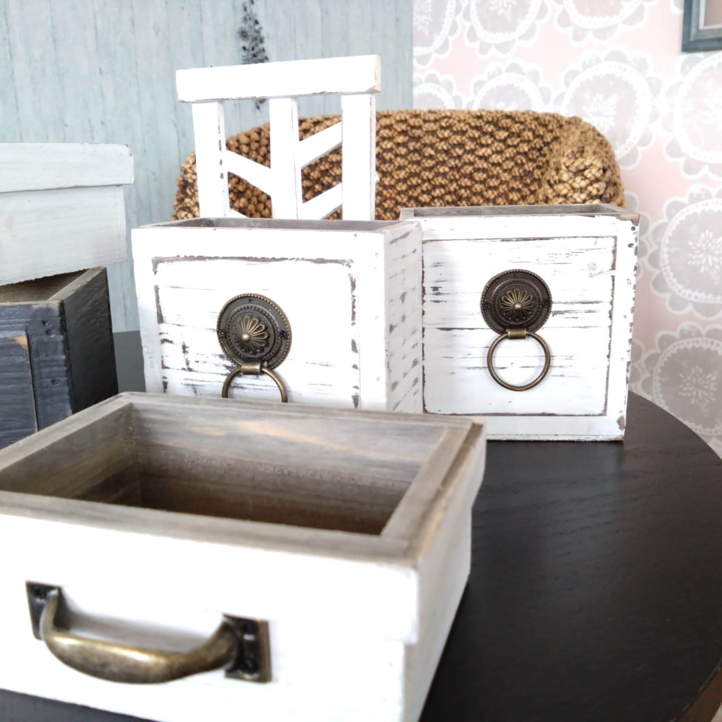 ドライフラワーミニポットアレンジ