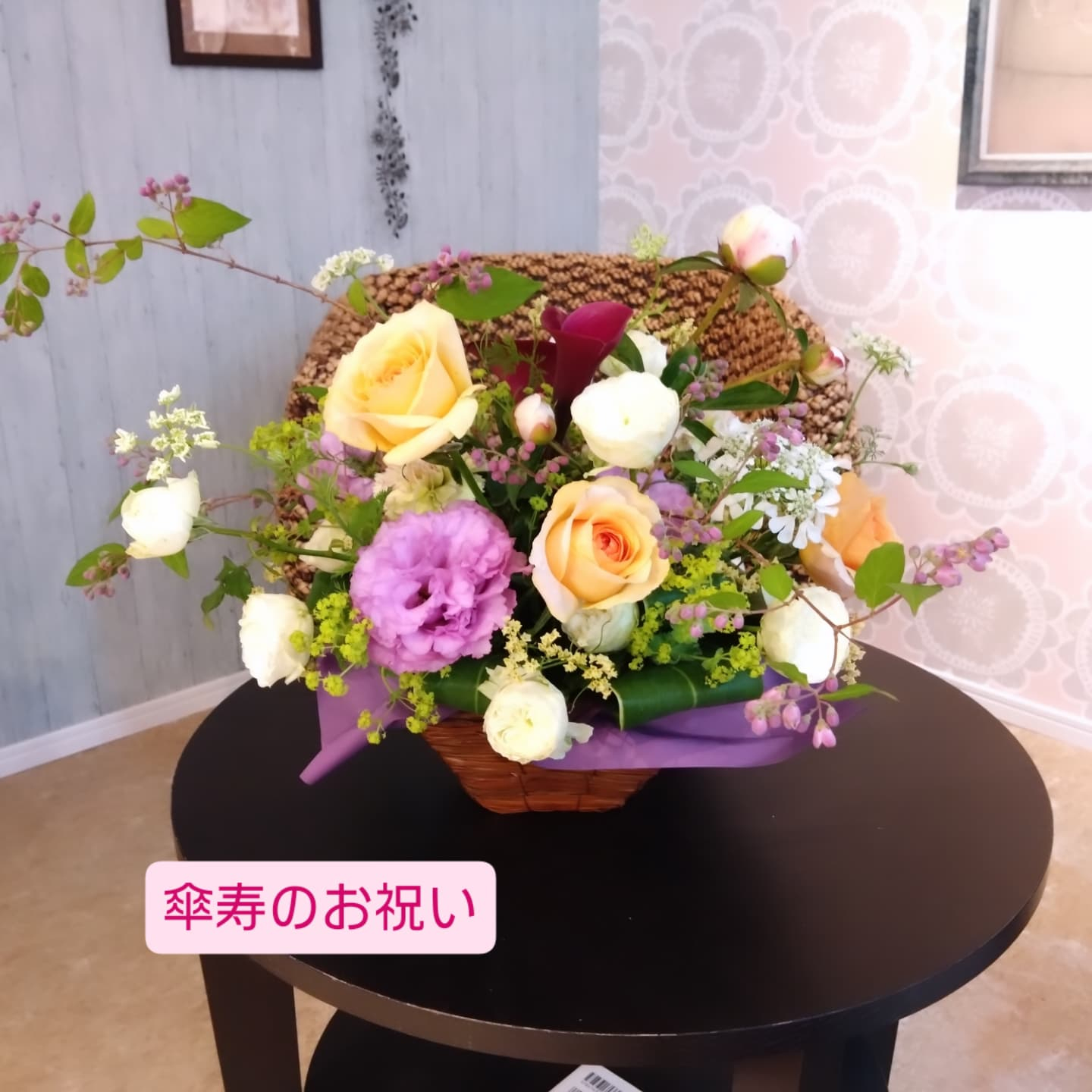 お祝いのフラワーギフト🌹