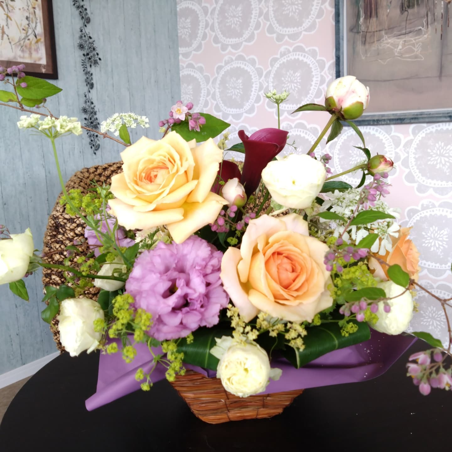 お祝いのフラワーギフト🌹