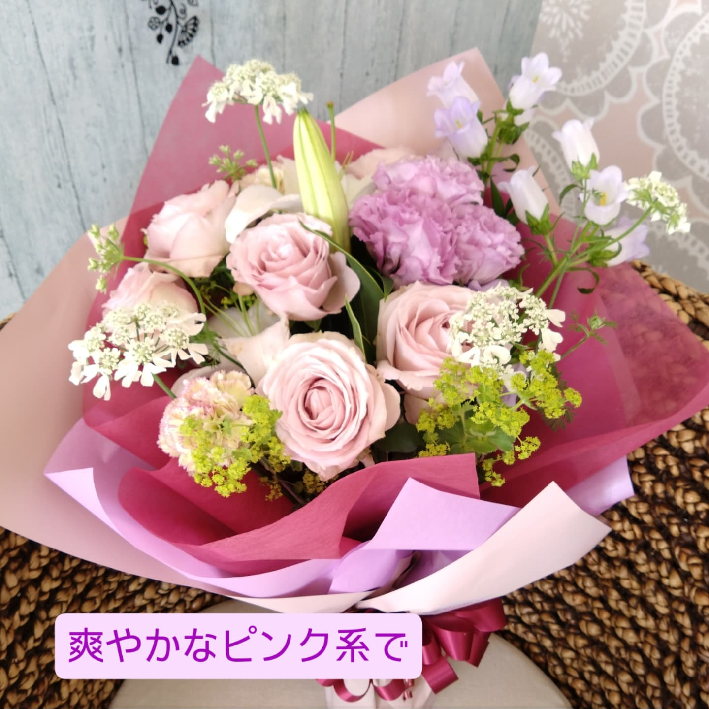 お祝いのフラワーギフト🌹