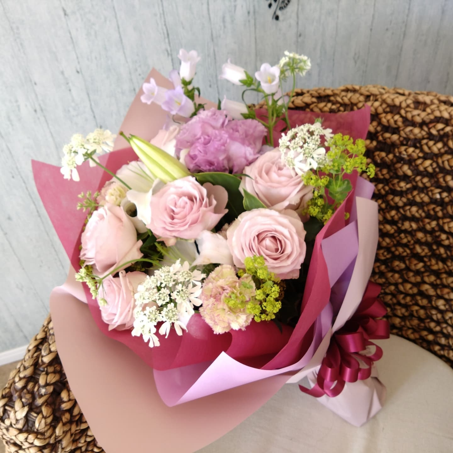 お祝いのフラワーギフト🌹