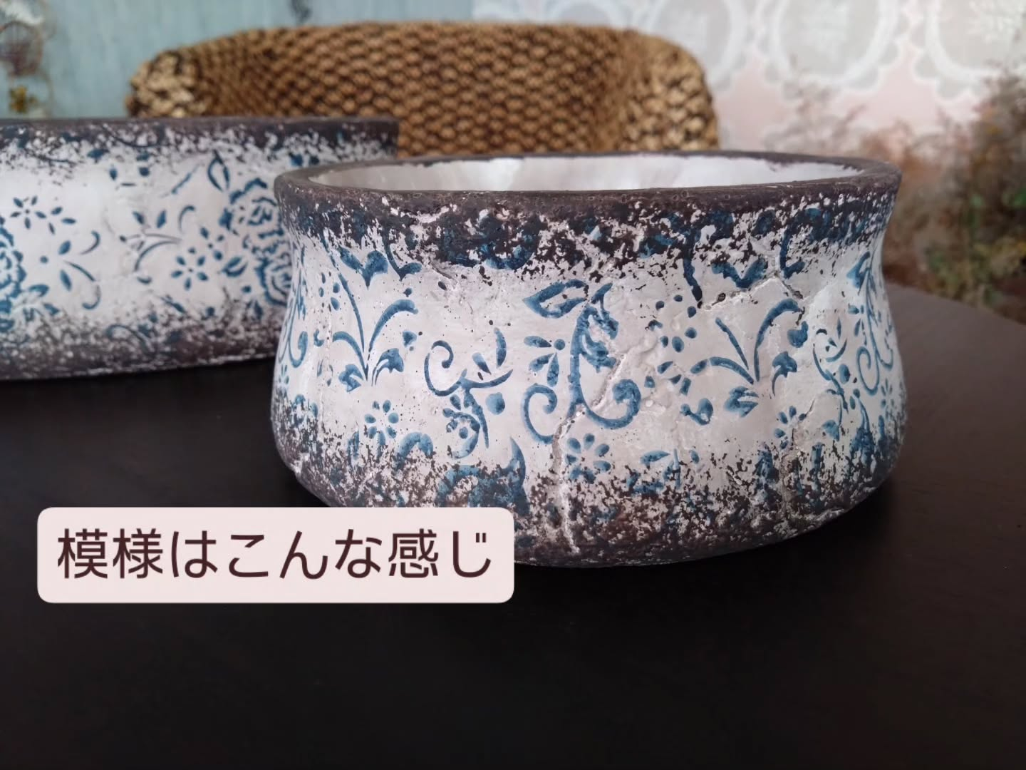 浅めの陶器、高さのある陶器入りました😊